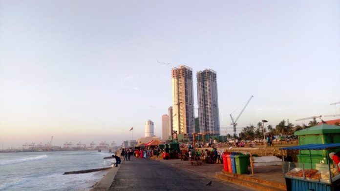 Galle face beach