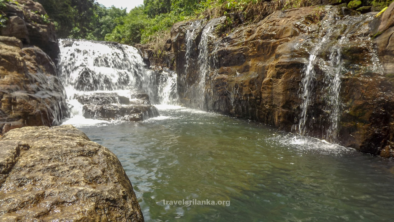 The base pool of kumari ella falls, in Awissawella