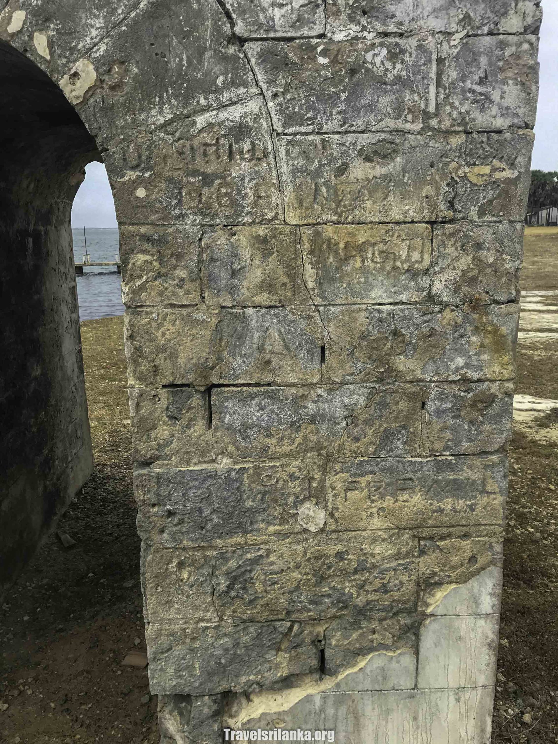 walles of Kalmunai point Surveyor tower