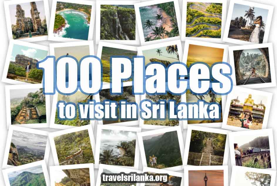100 places to visit in Sri Lanka